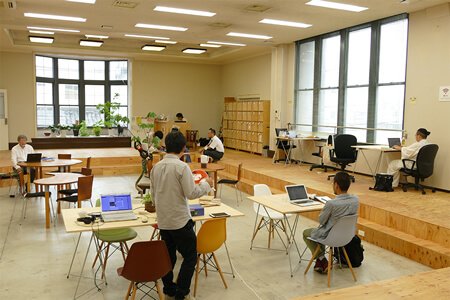 コワーキングスペース（Impact Hub Kyoto）